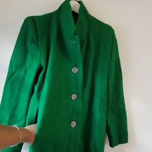 Vintage Green wool Coat